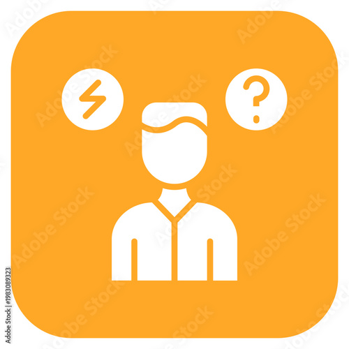 Anxiety Disorder Icon Style