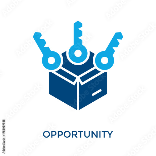 Opportunity Icon Dual Tone Style. Vector Illustration For Graphic Design