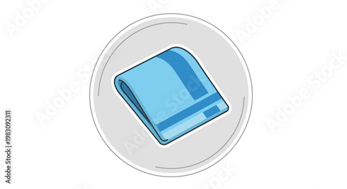 Blue credit card chip closeup.