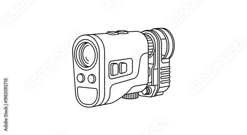 Digital Rangefinder Monocular for Outdoor Sports and Hunting