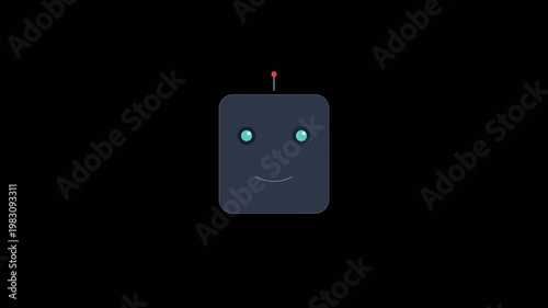 How AI Understands Context - AI Robot and Token Attention Concept