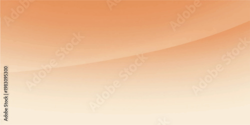 Abstract orange background vector illustration featuring a soft golden gradient with wave lines and a light sun pattern for a modern motion design wallpaper