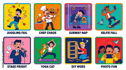 Funny moments of people failing at various everyday activities and tasks