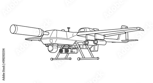 Military drone, unmanned aerial vehicle, drone technology, surveillance, attack drone, reconnaissance, military aircraft