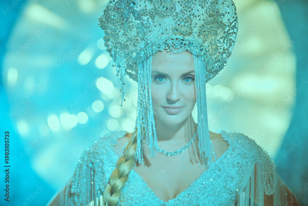 Naklejka premium Ethereal Swan Bride