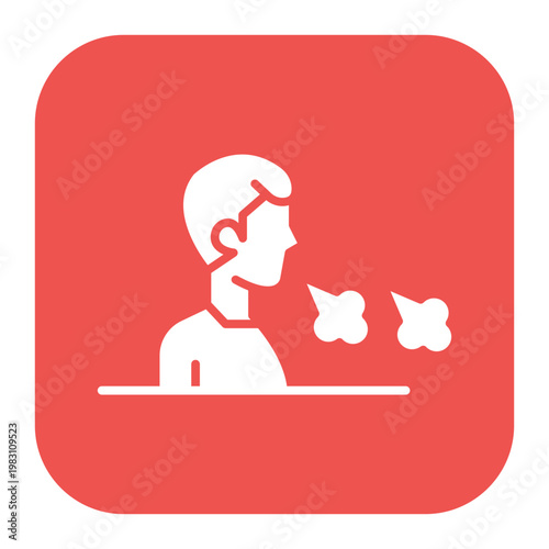 Shortness Of Breath Icon