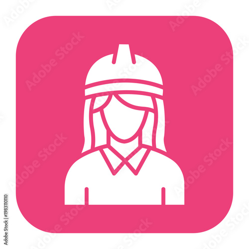 Engineer Female Icon