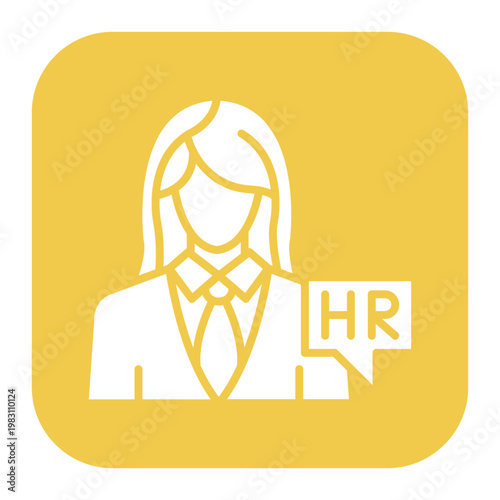 Hr Specialist Female Icon