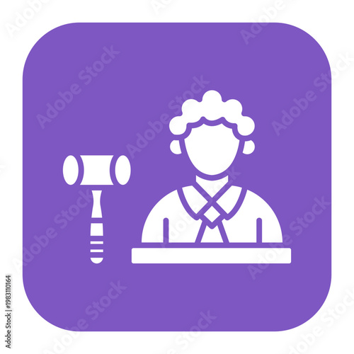 Judge Male Icon