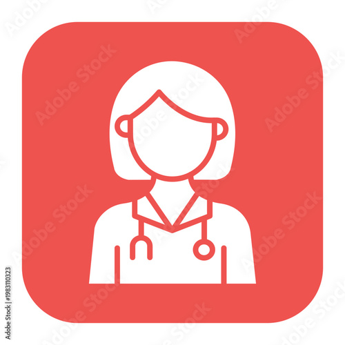Medical Doctor Female Icon