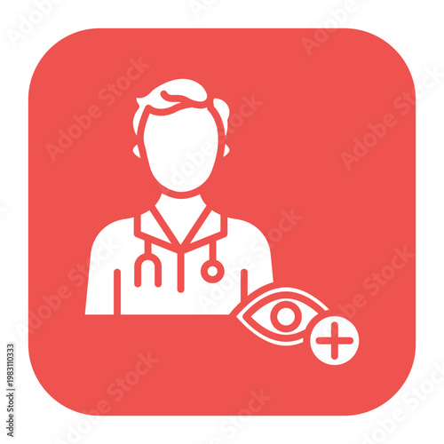 Optometrist Male Icon