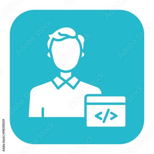 Programmer Male Icon