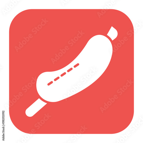 Sausage on a Stick Icon