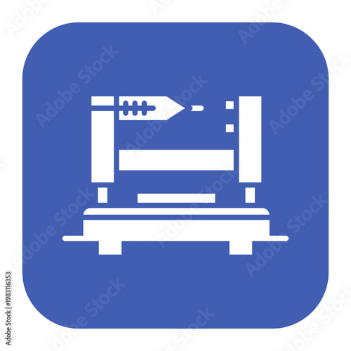 Lathe Machine Icon