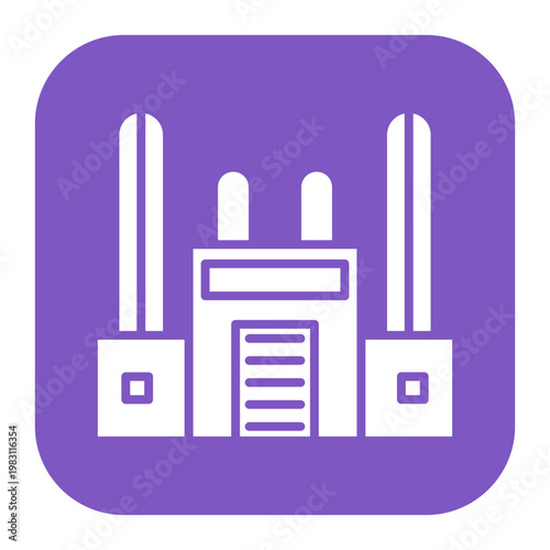 Metallurgical Plant Icon