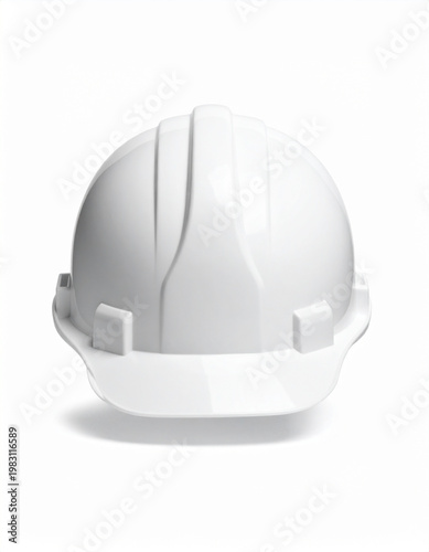 white hard hat