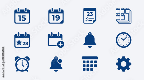 Collection of Time Management Icons.