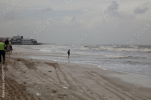 The Beach on a Cloudy Day