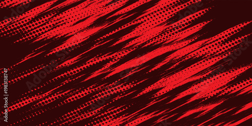 black red dragon decal brush fire volcano lava sakura Asia Japan anime style illustration sporty background banner style illustration. modern