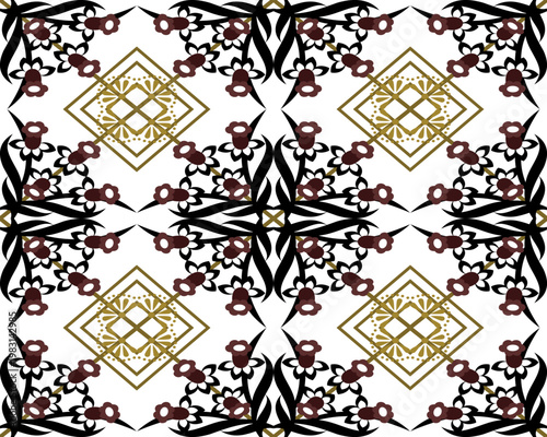 Abstract geometric ethnic pattern design. Aztec fabric carpet mandala ornament ethnic chevron textile decoration wallpaper.