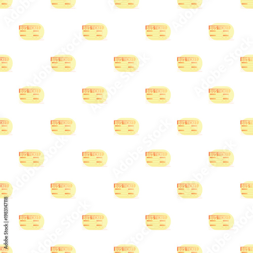 Bus tickets creating a repeating background pattern, symbolizing public transport travel