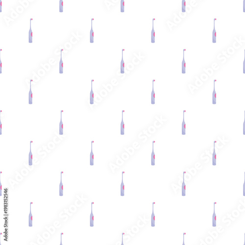 Electric toothbrush seamless pattern creating a background for oral hygiene themes