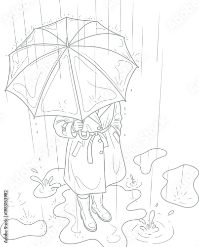 Continuous line drawing illustration depicting a focused male javelin thrower in mid-action, showcasing the intense concentration and powerful athletic form required for this olympic sport event.