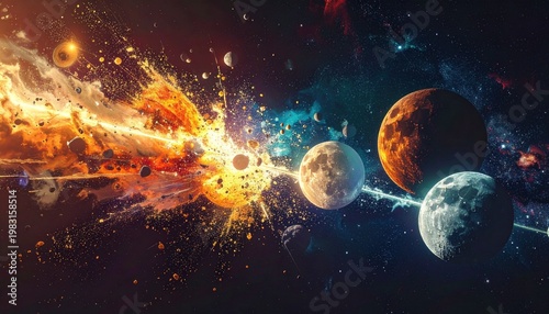 planet earth in space