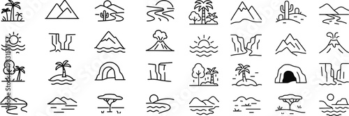 Symbols of outdoor recreation