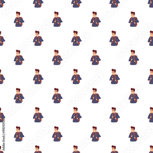 Traveler character with backpack showing wanderlust and journeying concept