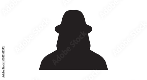 Chess pawn silhouette symbol of strategy game and competition isolated on white background.