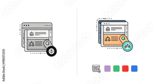Psychology law website icon for legal advice online