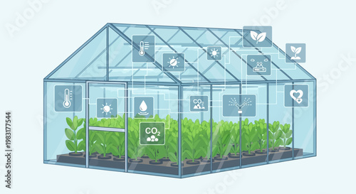 Smart Greenhouse Technology with Advanced Monitoring and Automation for Agriculture