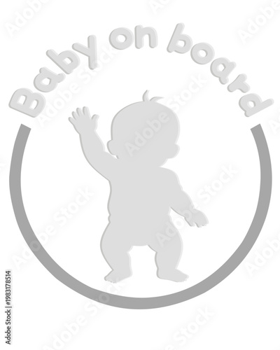 Baby on board circular.