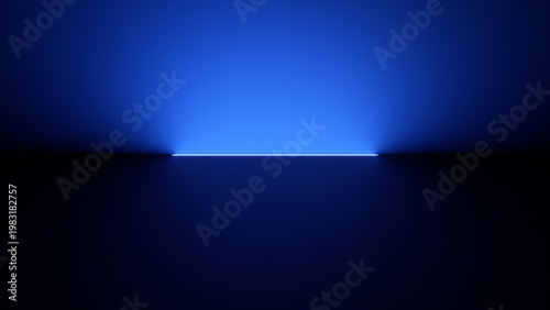 Sharp horizontal glowing li...