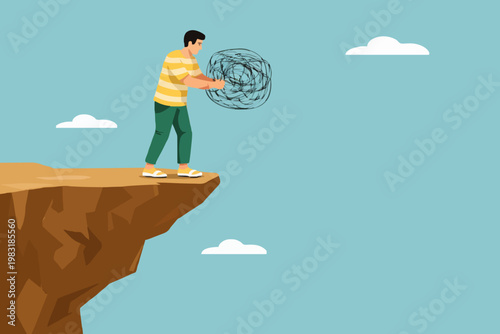 Person and tangled problem