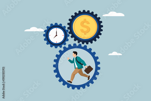 Business Time and Money Flow