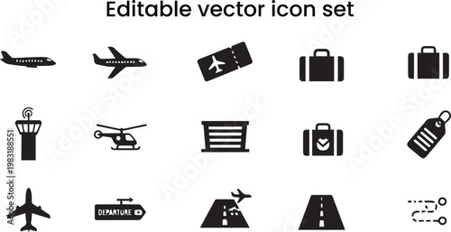 Travel icons set vector illustration design collection