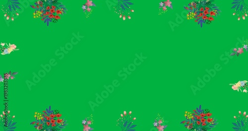 flowers mothers day frame