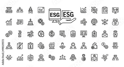 ESG factors in business, environmental social governance