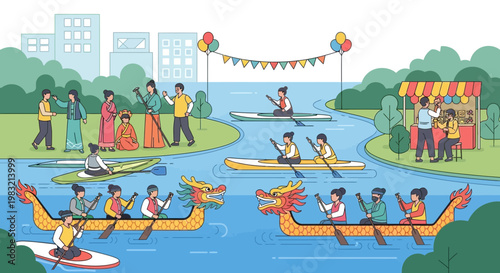 Dragon Boat Race Festival Celebration.
