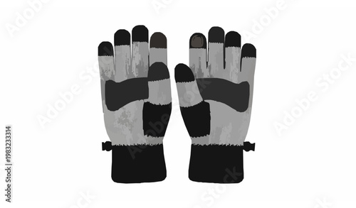 Moda invierno iconos vector ropa fría colección 8