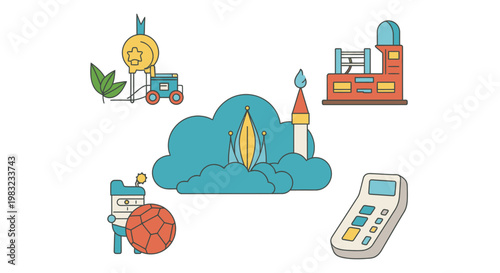 Smart home automation control device.