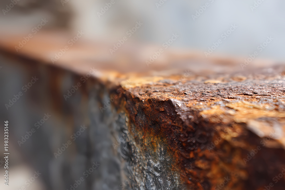 Fototapeta premium Close Up of Rusty Metal Surface Texture