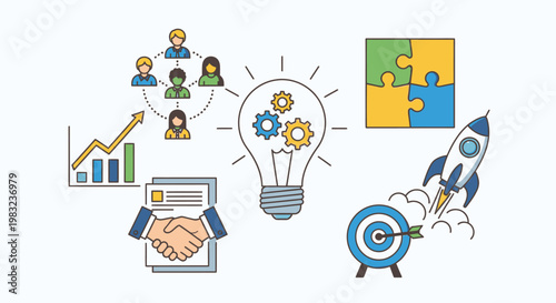 Business Ideas And Solutions Concept.