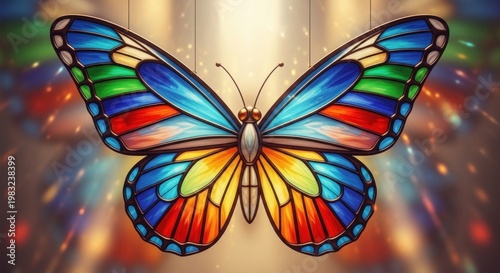 butterfly on black background