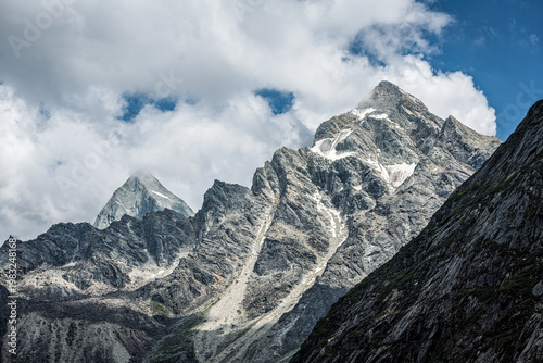 Bipenggou Scenic Area, Lixian County, Aba Tibetan and Qiang Autonomous Prefecture, Sichuan Province, China.