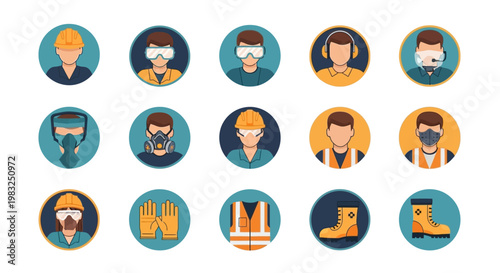 People Wearing Various Face Masks.