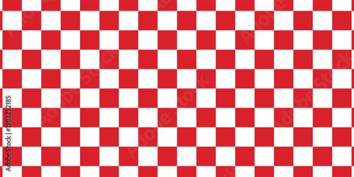 Chess board Background, Red and white checkered, Red and white decoration, checkered tiles, Surface Template. modern eps 10