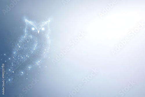 Minimal light abstract background with soft white and blue glow, clean futuristic aesthetic, perfect for healthcare, technology, innovation and corporate branding.